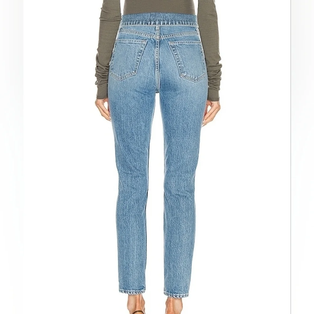 GRLFRND Now You Know Nadine Fold Down Jeans 26